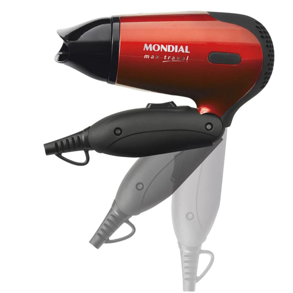 Miniatura Kit Mondial Prancha + Escova Modeladora + Secador Bivolt