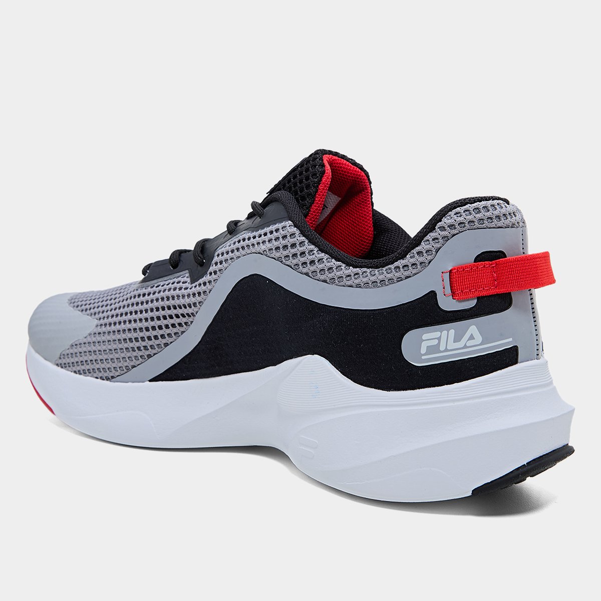Miniatura Tênis Fila Recovery Masculino Chumbo+Preto - 39