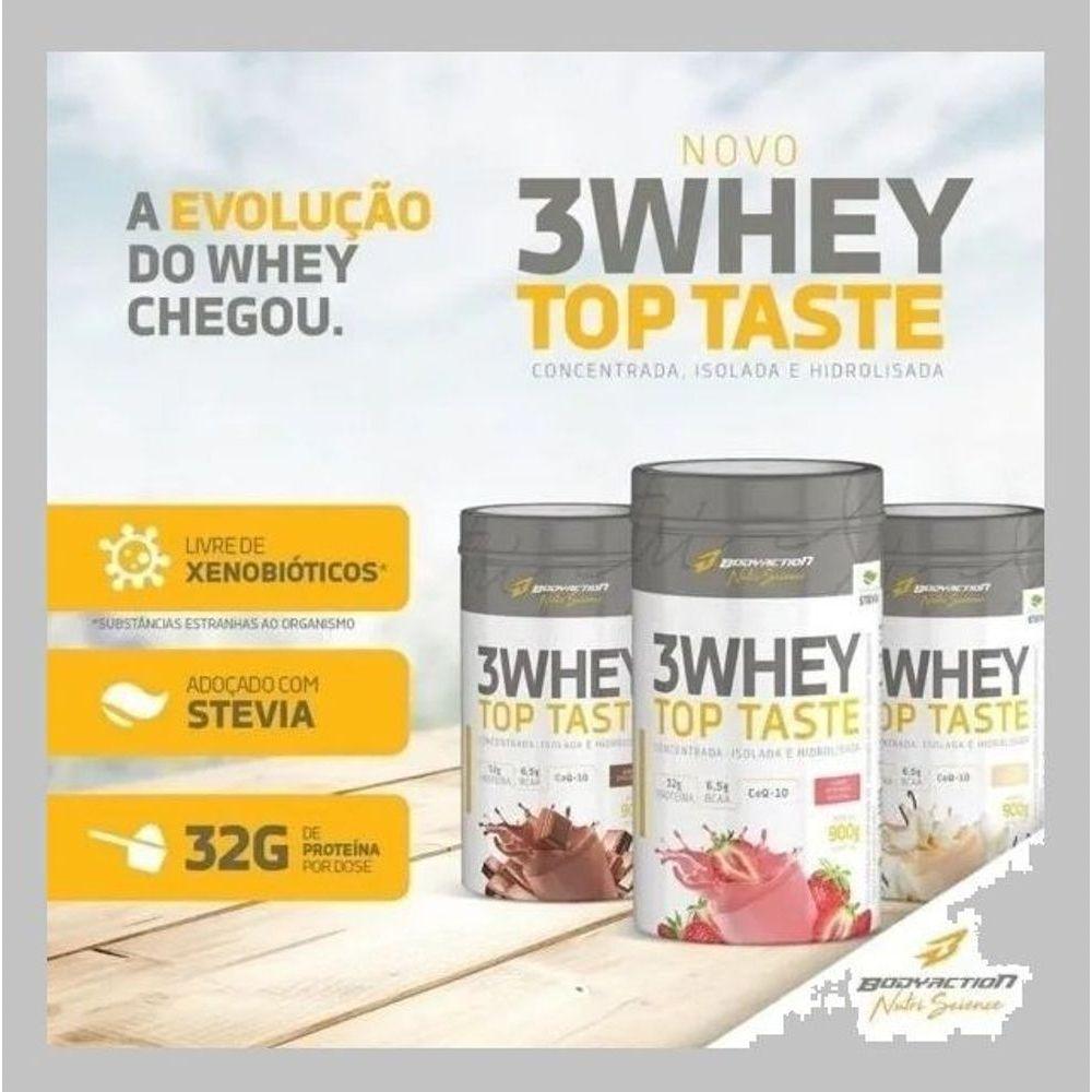 Miniatura 3 Whey Top Taste 900g Sabor Chocolate