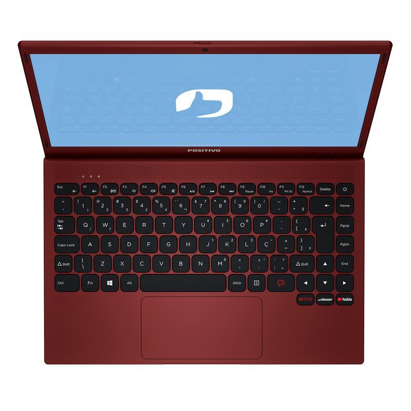 Miniatura Notebook Positivo Motion Red Q464C-O Intel Atom 4Gb 64Gb 14 64 gb - Notebook - Positivo - 4 gb - Intel graphics - Intel atom quad core - Windows 10 home - 14"