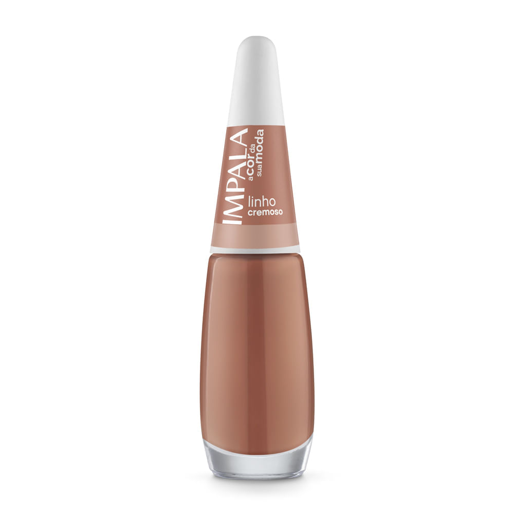 Miniatura Esmalte Impala A Cor da Sua Moda Cremoso Cor Linho 7,5ml