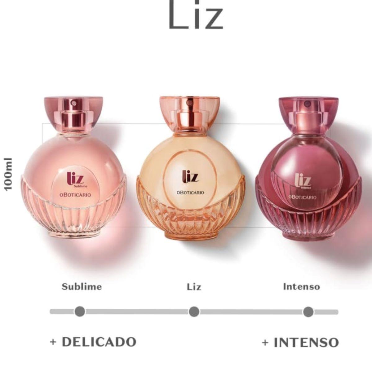 Miniatura Perfume Feminino Liz Intenso 100ml - Amadeirado Floral