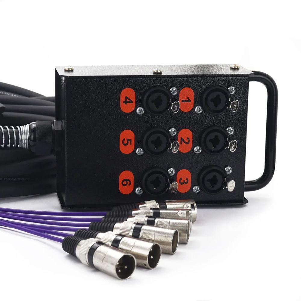 Medusa 6 Vias Com Conectores Combo - 18 Metros