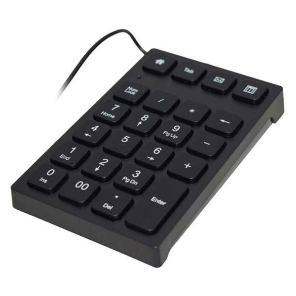 Miniatura Teclado Numérico K-Mex Usb Kp-2403 Preto