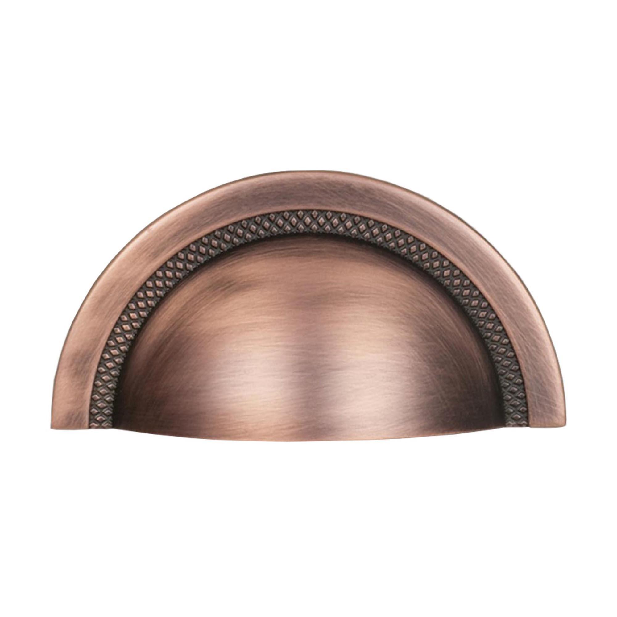 Miniatura Puxador Shell 48Mm Vecchio Cobre Zen