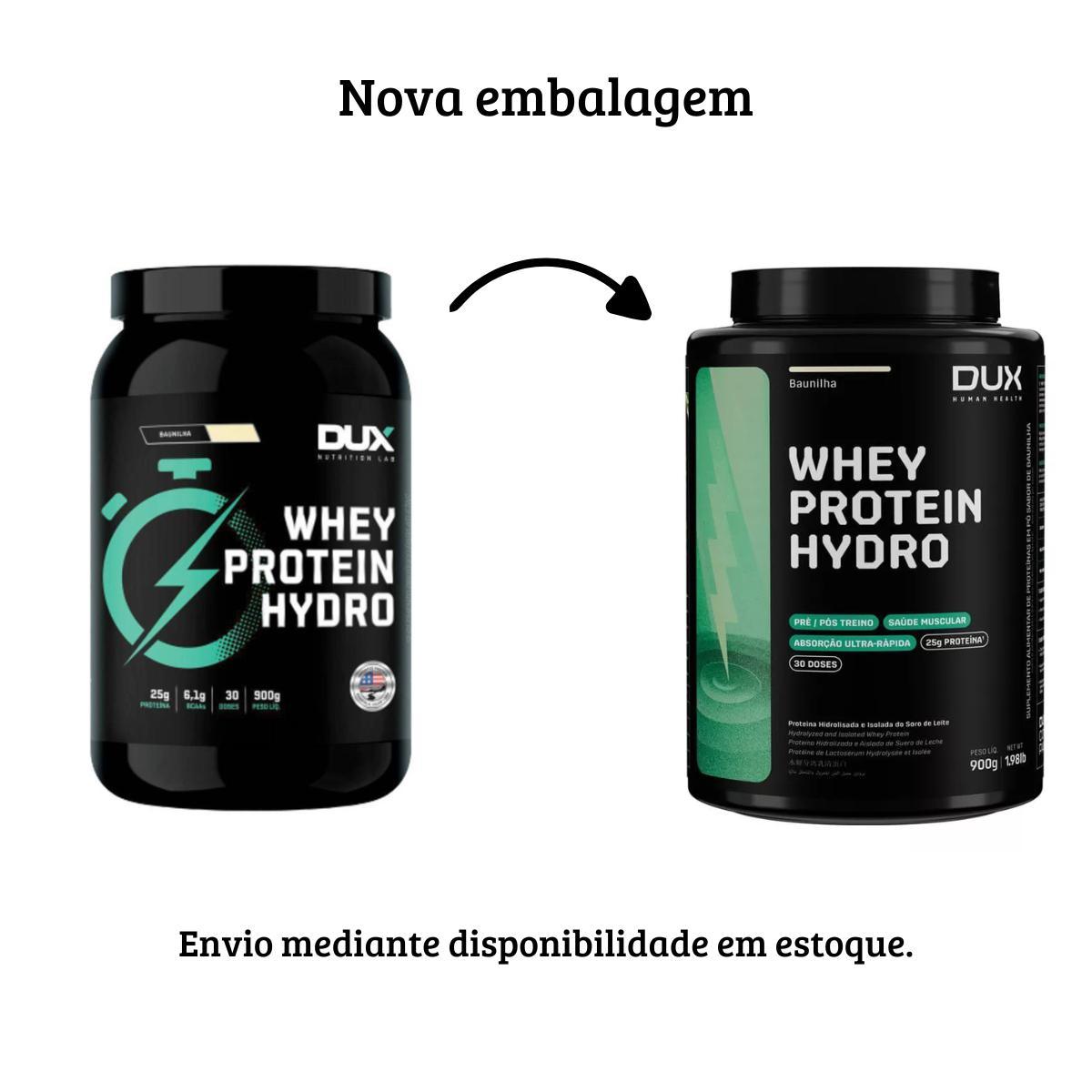 Miniatura Whey Protein Dux Hydro Baunilha 900G