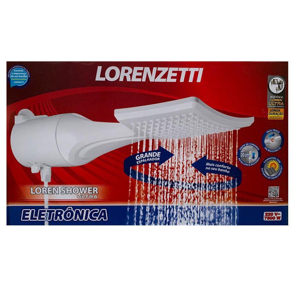Miniatura Chuveiro Lorenzetti Loren Shower Ultra Eletrônico 6800W 220V