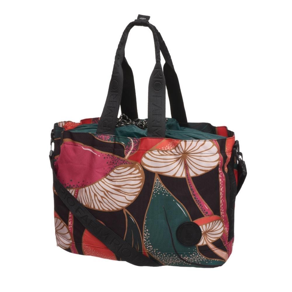 Miniatura Bolsa Farm Tote Carioca Cogumelo Silvestre
