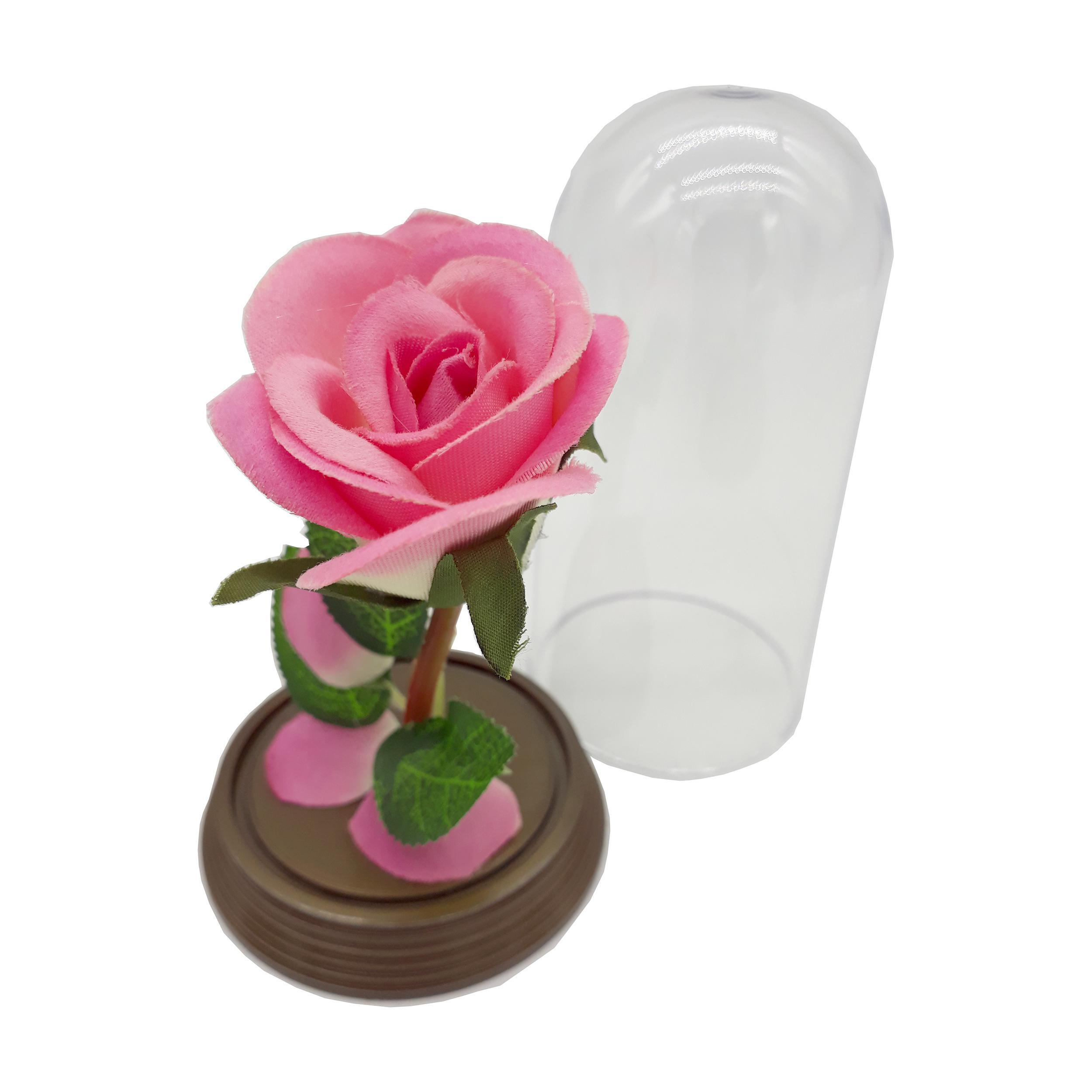 Miniatura Kit 10 Mini Flores Cor Rosa A Bela E A Fera/Pequeno Príncipe