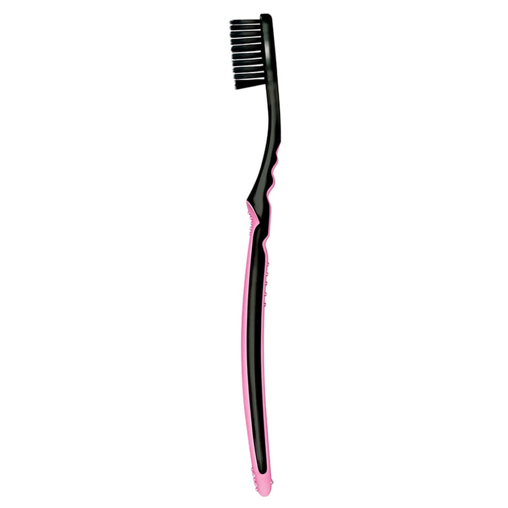 Miniatura Escova Dental Colgate Slim Soft Black Macia Cores Sortidas 3 Unidades