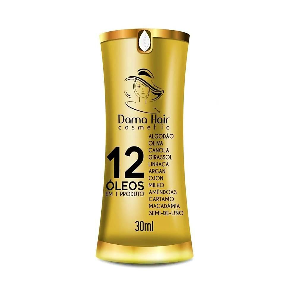 Miniatura Combo Kit Gold 24K Dama Hair Reconstrução Capilar (7 Itens)