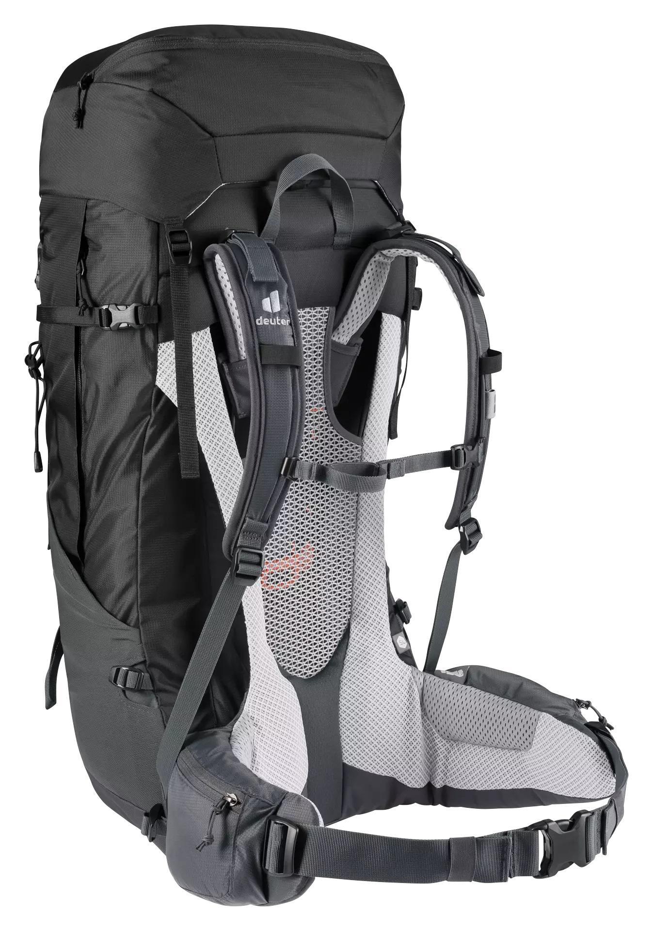 Miniatura Mochila Feminina Deuter Futura Air Trek 55+10 Litros Preta
