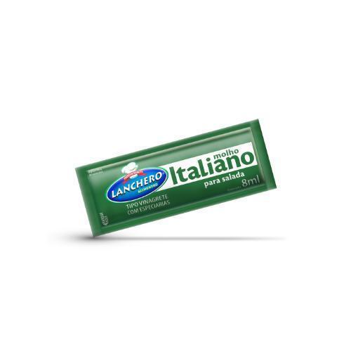 Miniatura Molho Italiano Lanchero Sachê 8Ml 2 Caixas Total 304 Sachês