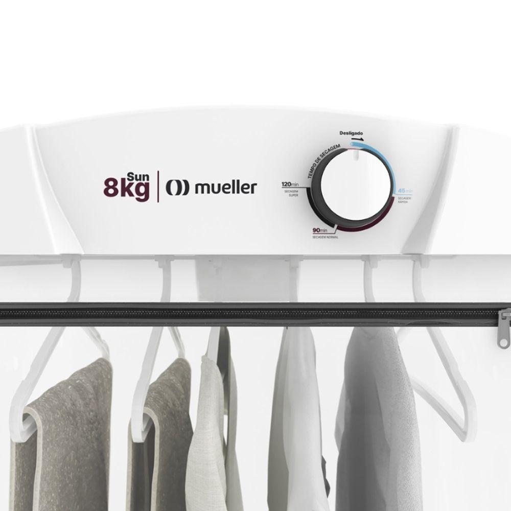 Miniatura Secadora De Roupas Sun 8kg Branca Mueller 220V