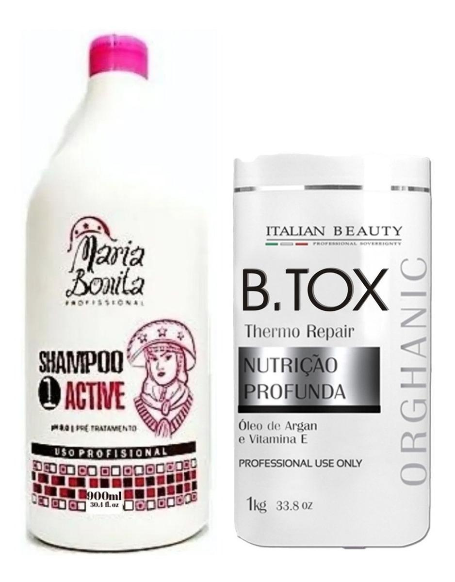 Miniatura Kit Botox Capilar Profissional Orgânico Sem Formol Amazon