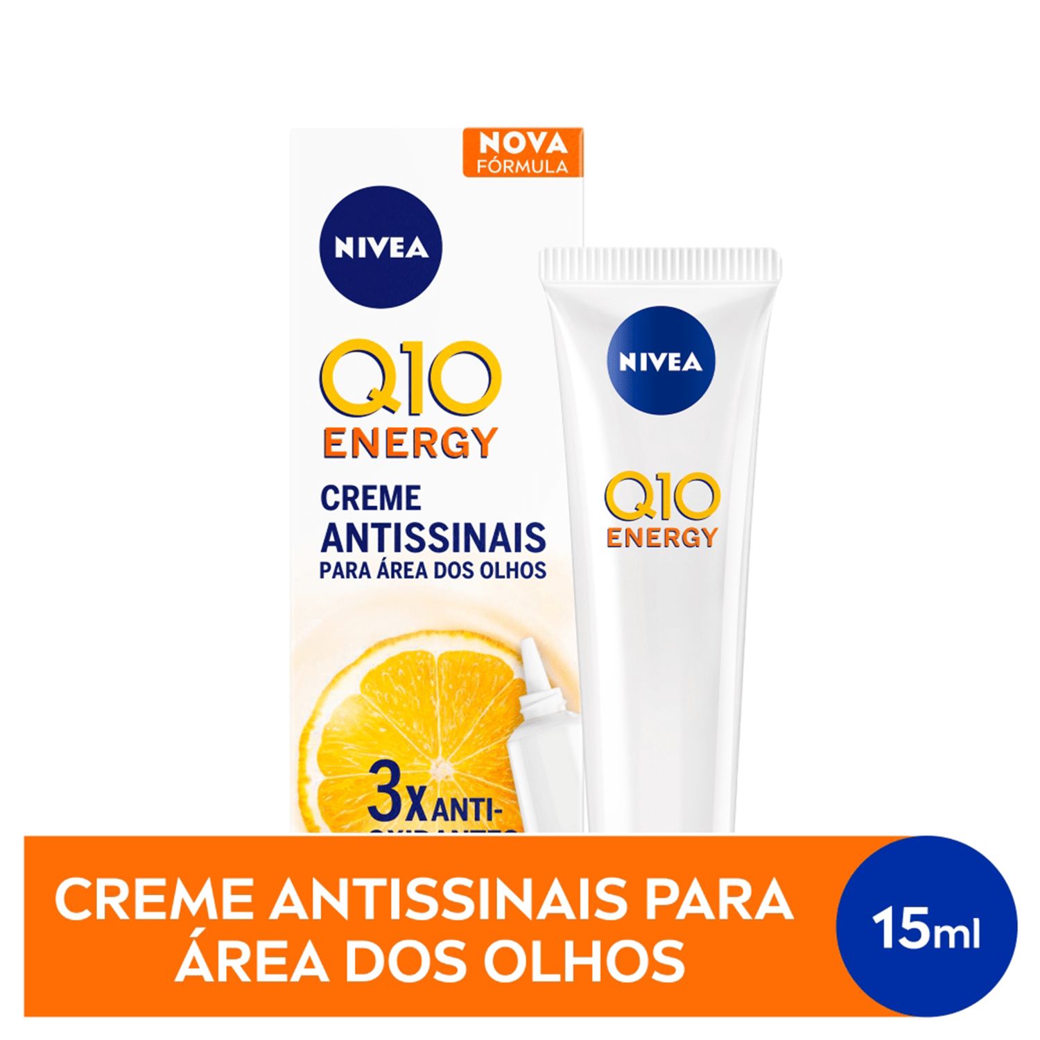 Miniatura NIVEA Q10 Energy Olhos - Creme Antissinais para Área dos Olhos 15g