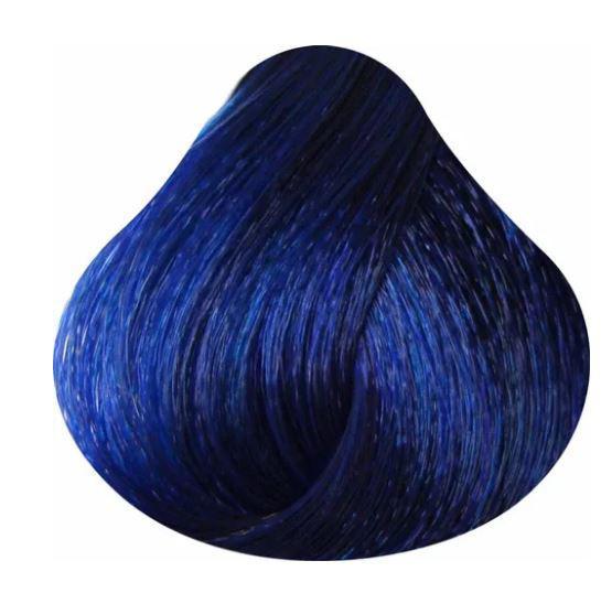 Aplique De Cabelo Orgânico Liso Cor Azul Royal Com Tic Tac 60Cm