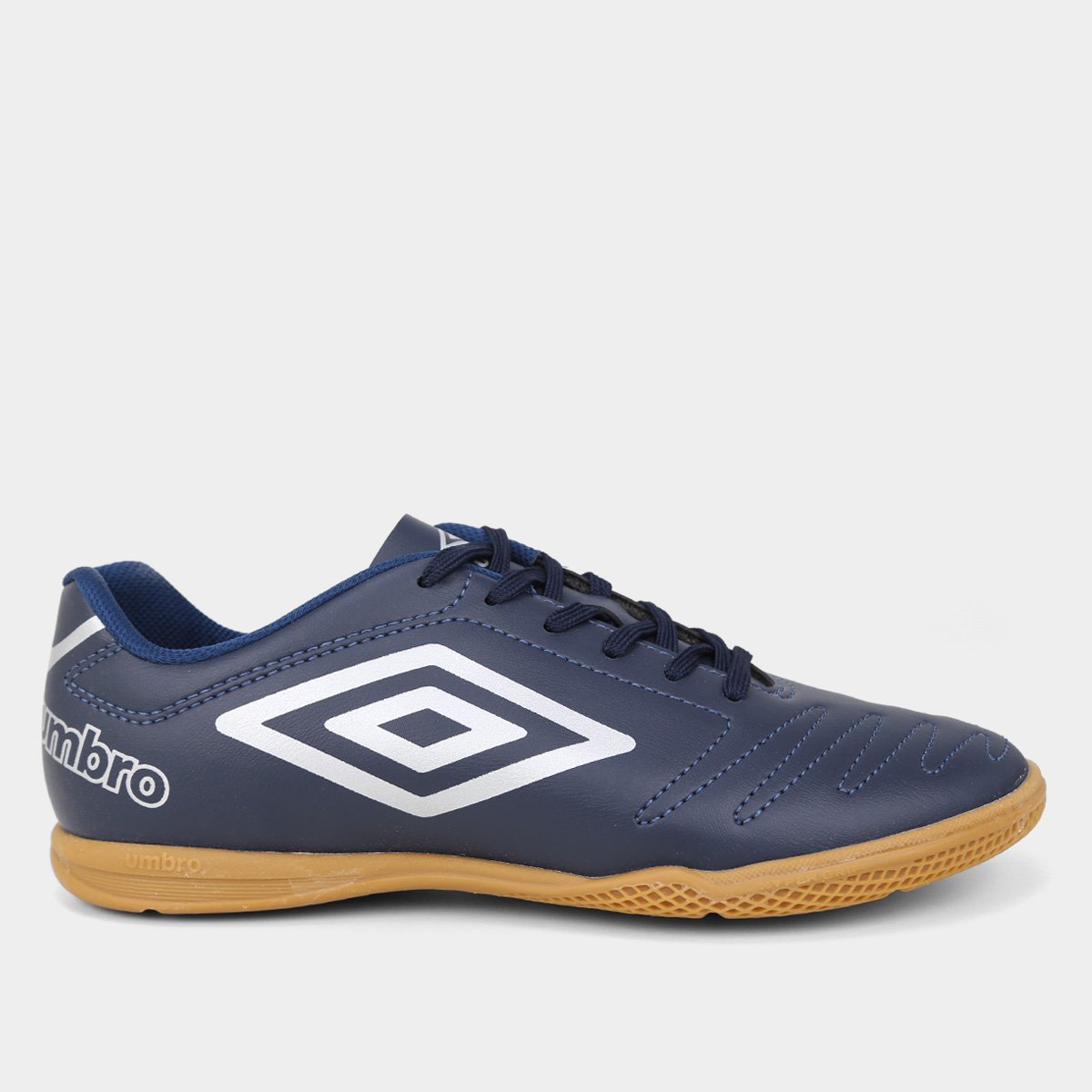 Miniatura Chuteira Futsal Umbro Class Unissex Marinho+Cinza - 37