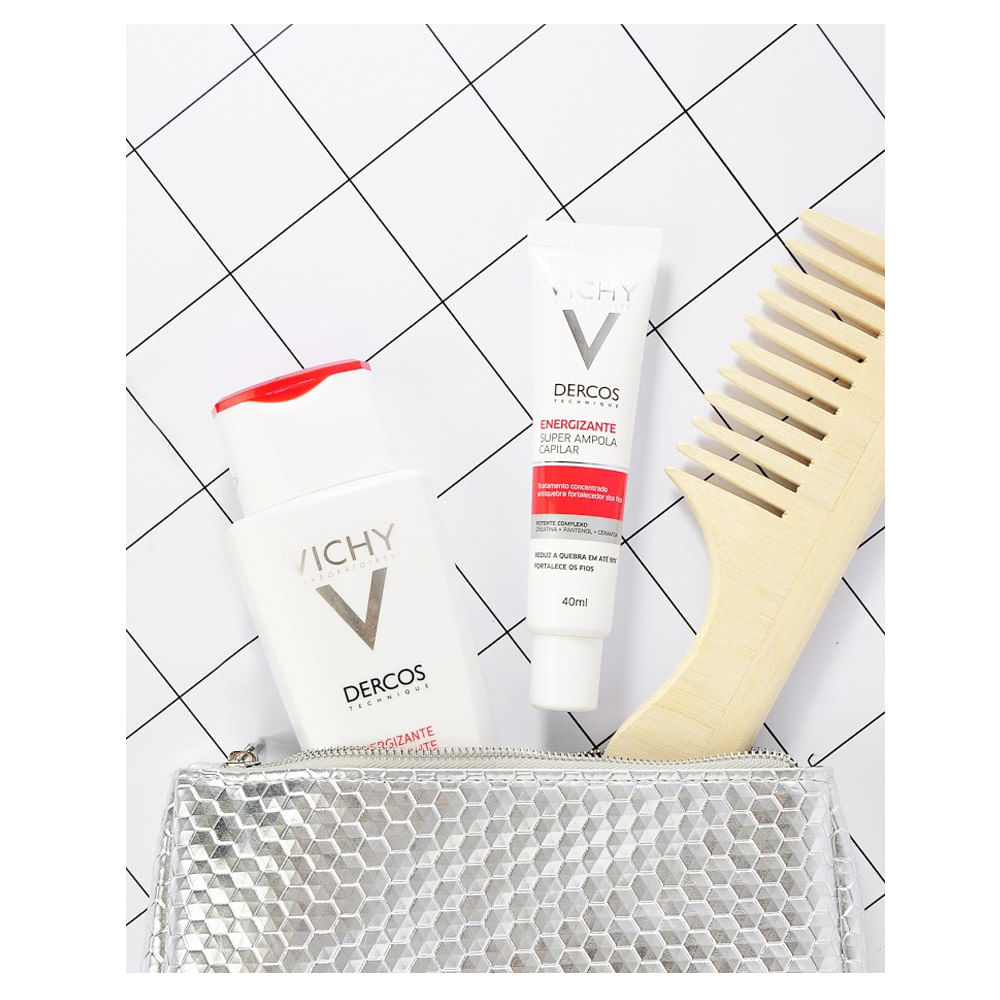 Miniatura Dercos Shampoo Energizante Vichy - Shampoo para Enfraquecimento Capilar e Queda 200ml