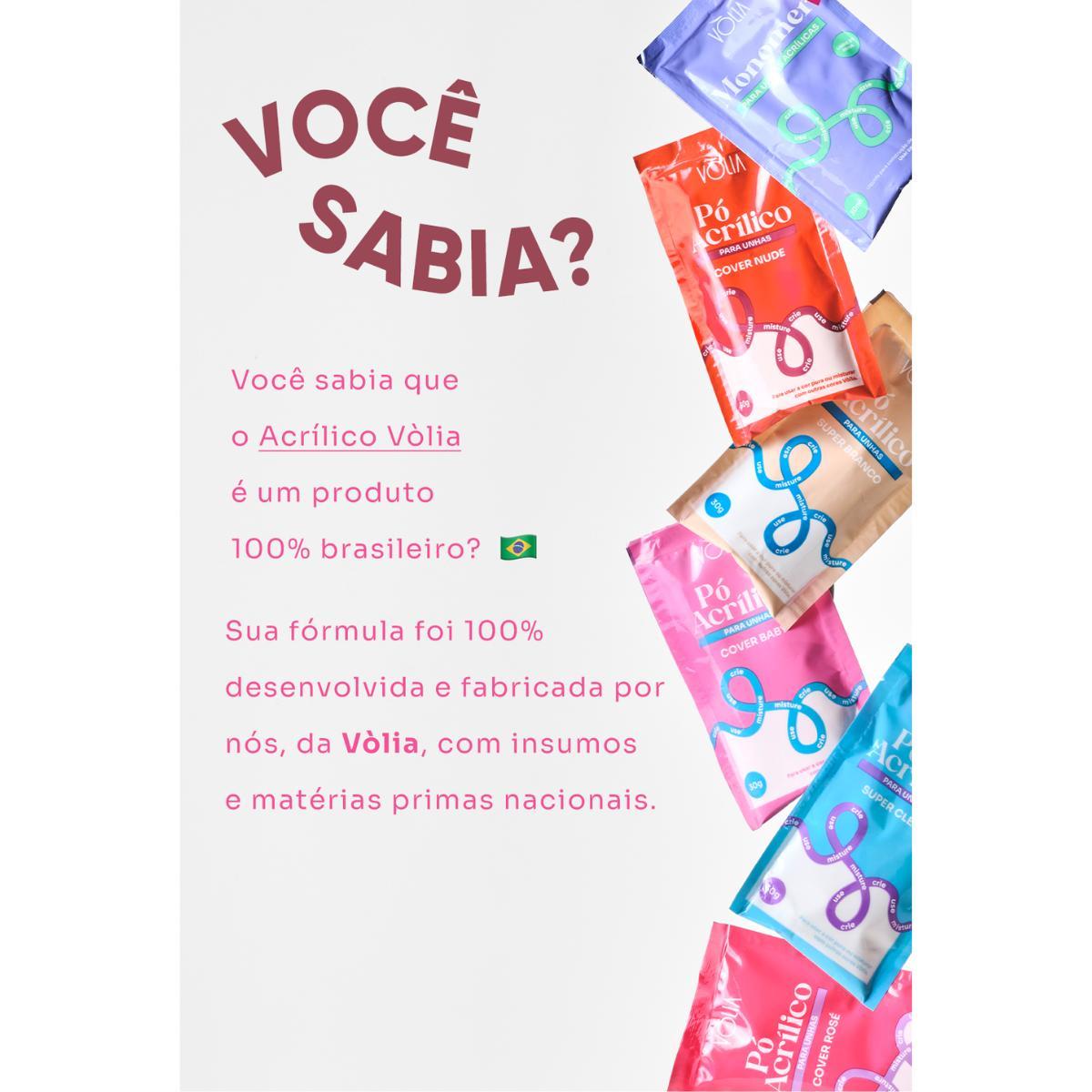 Miniatura Pó Acrílico Vólia Cover Rosê Sachê 30G