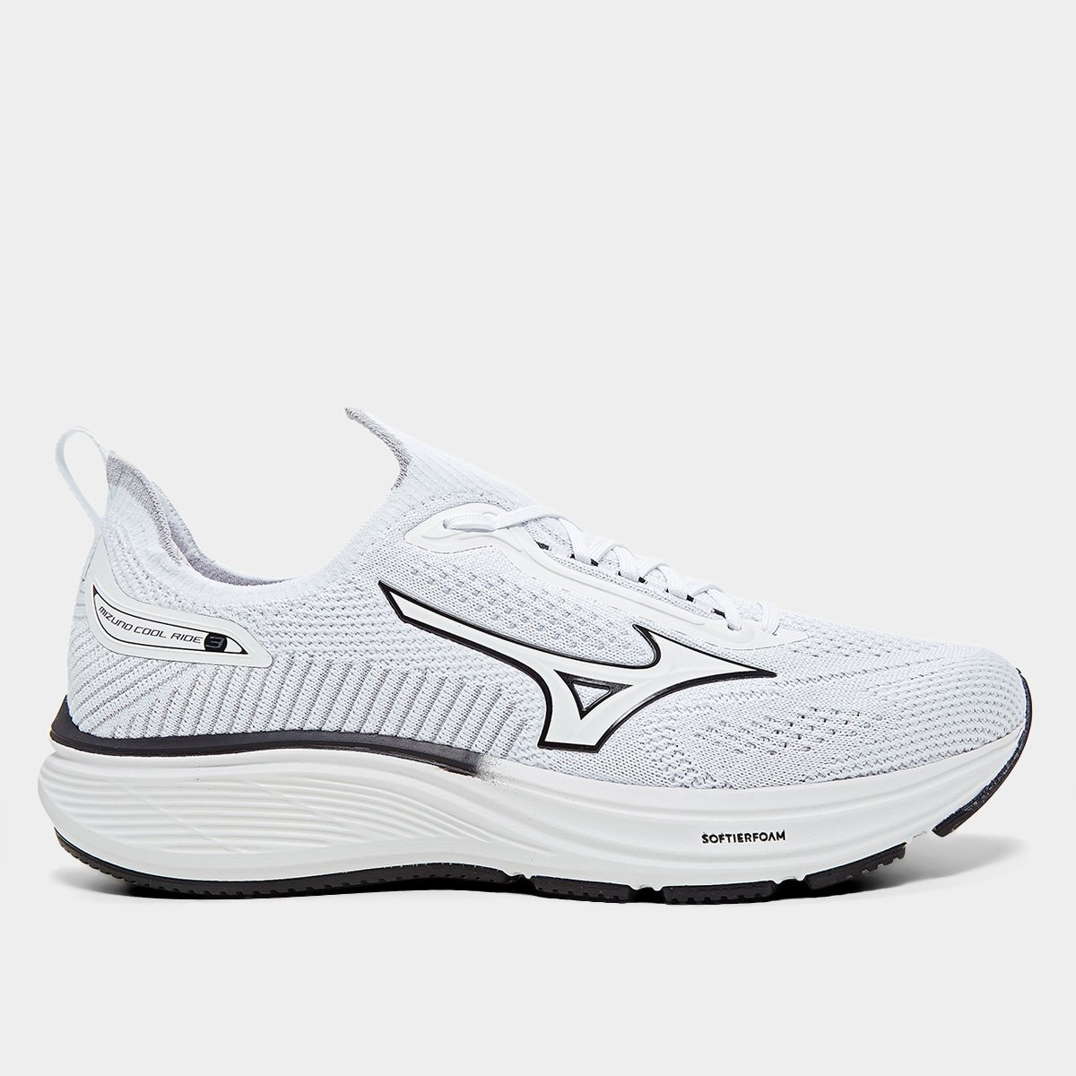 Miniatura Tênis Mizuno Cool Ride 3 Masculino Branco - 39