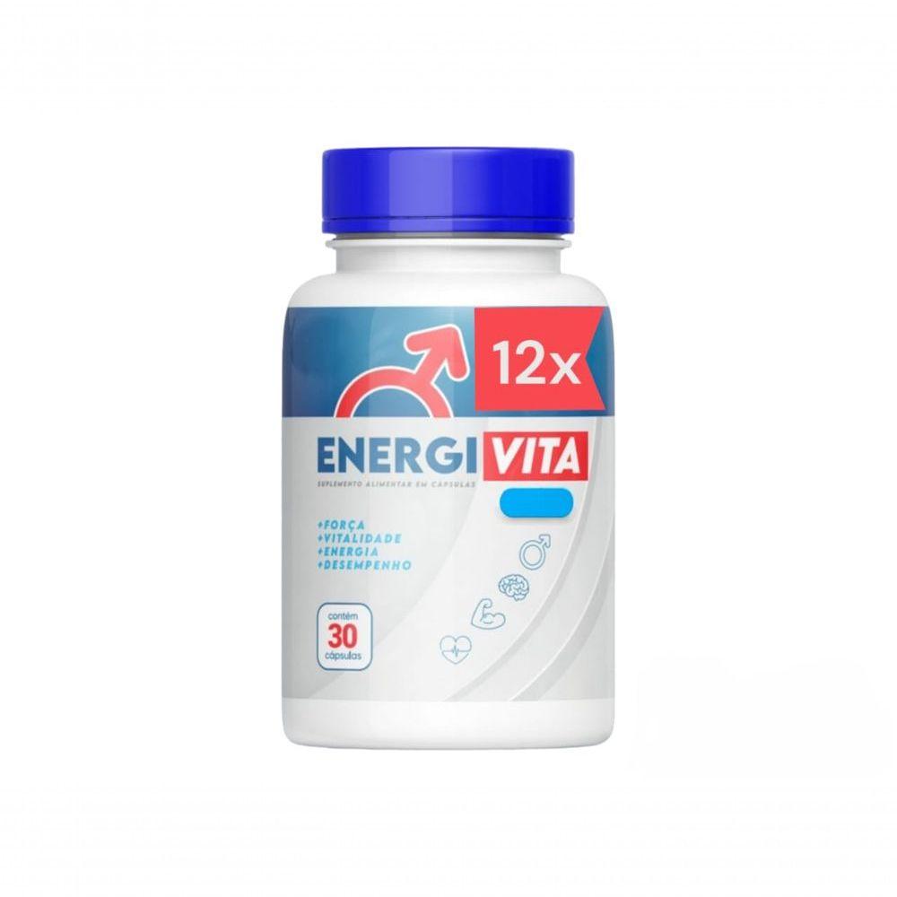 Miniatura Kit 12x Energi Vita Suplemento Alimentar 30 Cápsulas B