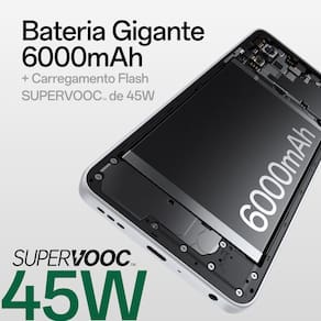 Miniatura Smartphone OPPO A5 5G Tela 6.67" 256GB 8GB RAM Câmera 50MP Branco CEL. OPPO A5 5G 256GB 8GB BRANCO