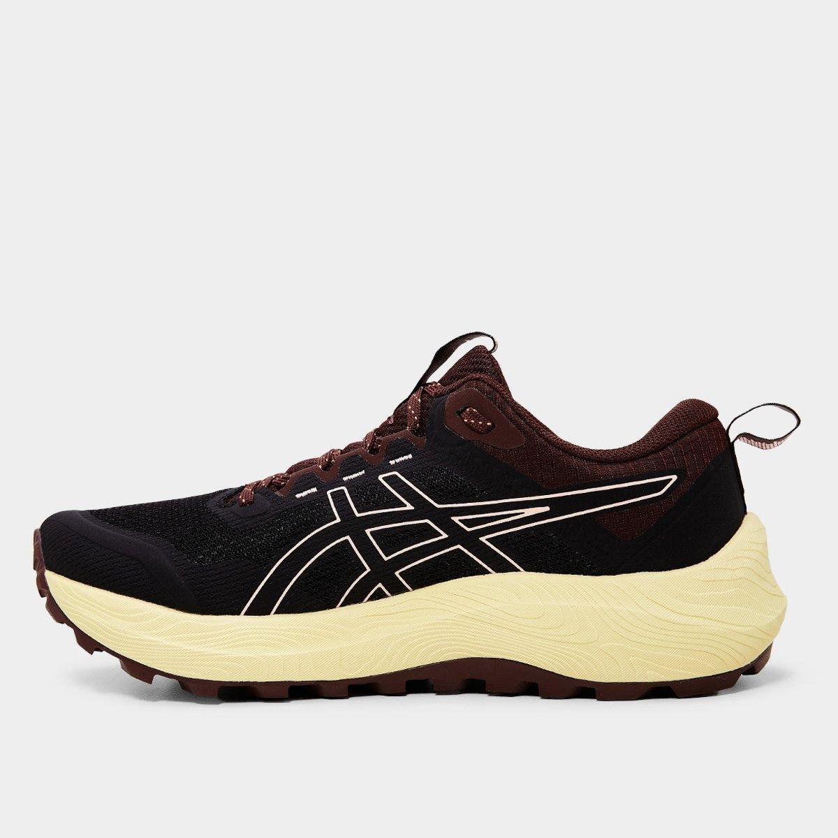 Tênis Asics Trabuco Terra 3 Feminino Preto+Amarelo - 34