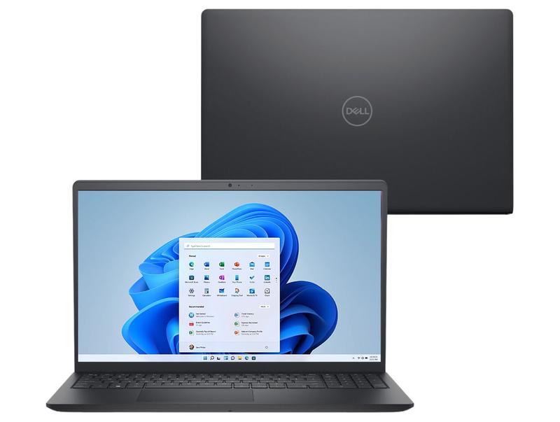 Miniatura Notebook Dell Inspiron 15 I15-I3100-A15P Intel Core 3 8GB RAM 512GB SSD 15,6" Full HD Windows 11 I15-I3100-A15P Preto