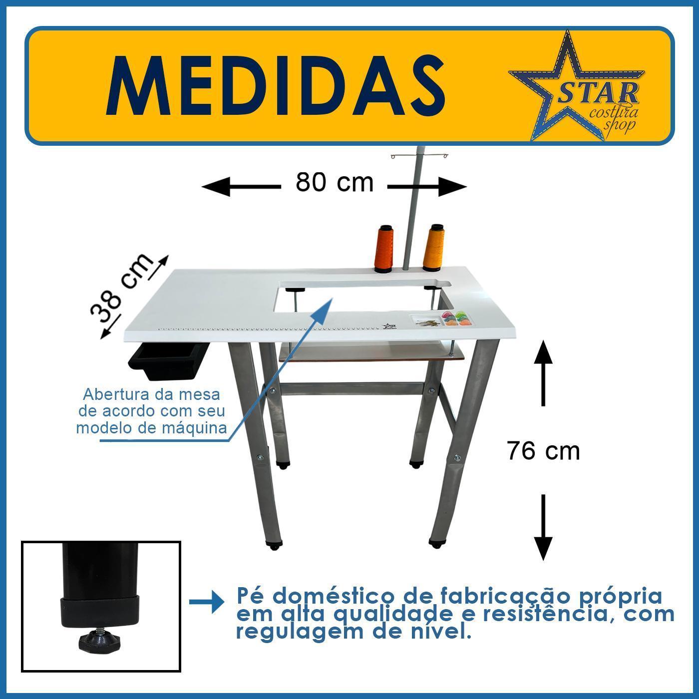 Miniatura Mesa Extensora Para Máquina Costura Singer Facilita Pro 4423
