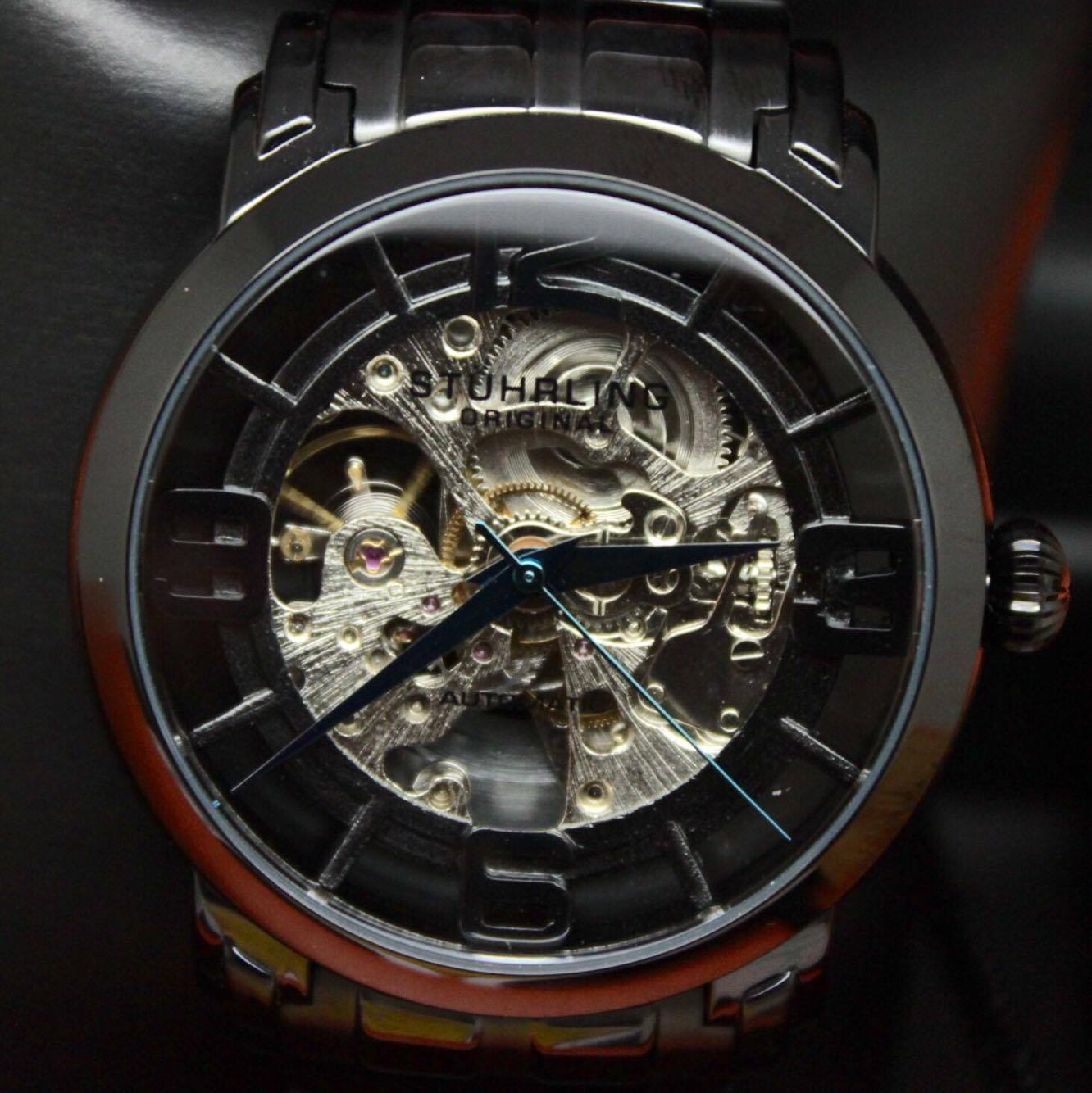 Miniatura Relógio Masculino Pulseira aço Importado Automático