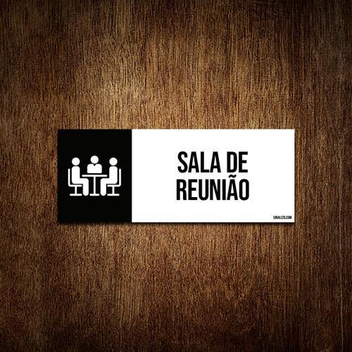 Miniatura Placa Setor Ícone - Sala De Reunião 30X10