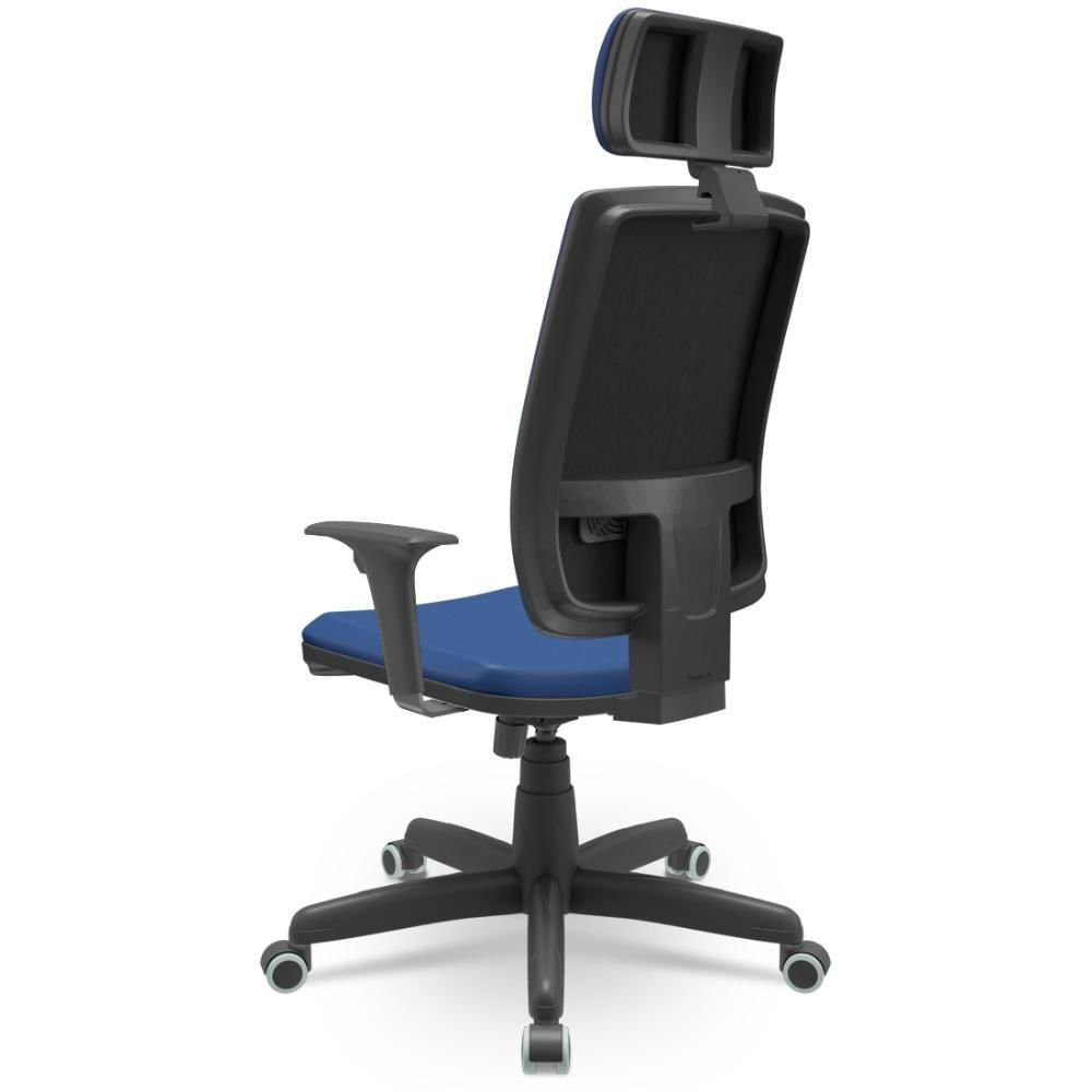 Miniatura Cadeira Brizza Soft Azul Vinil Relax Plax