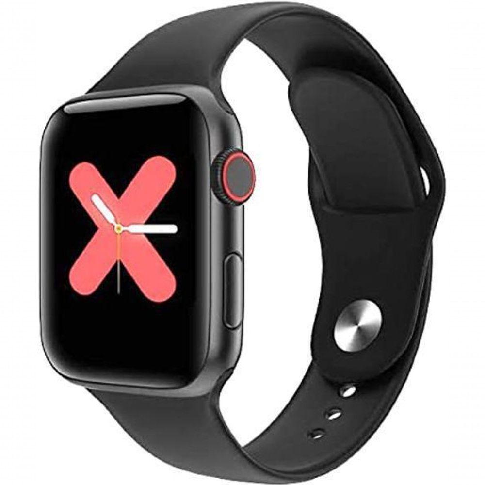 Miniatura Relógio Smartwatch Iwo8 Lite W34 Faz E Recebe Ligações Preto