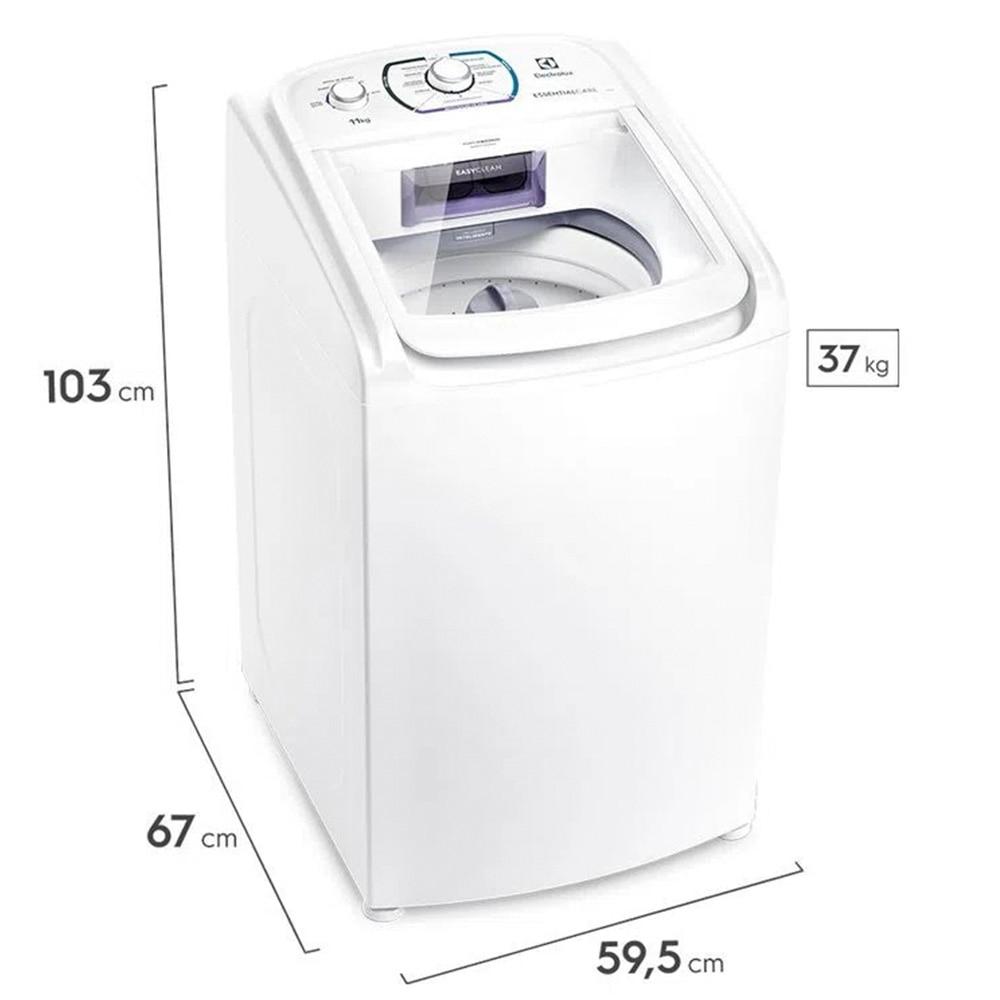 Miniatura Máquina de Lavar Roupas Electrolux LES11 11 Kg Essential Care com Easy Clean, Branco - 220 Volts