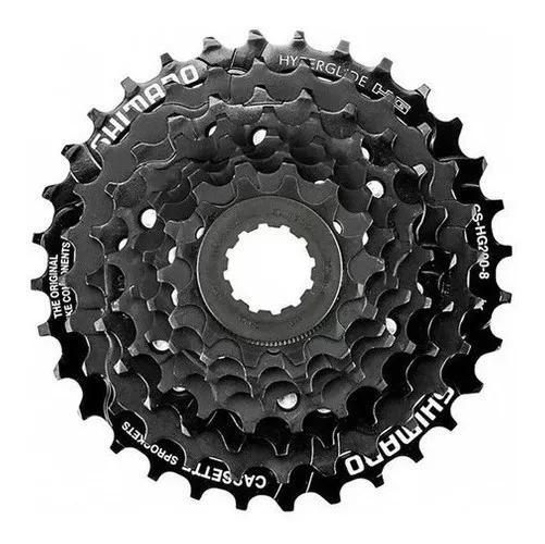 Miniatura Cassete 8V Shimano K7 Cs-Hg200 12/32D Preto Bike Mtb Quantid