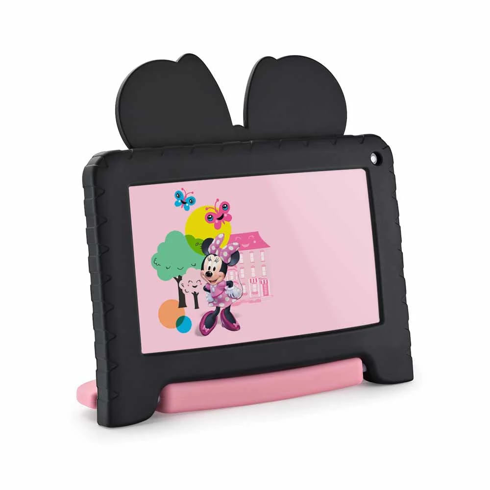 Tablet Multilaser Minnie Mouse 16GB Tela 7" Câmera 2MP NB340 Rosa