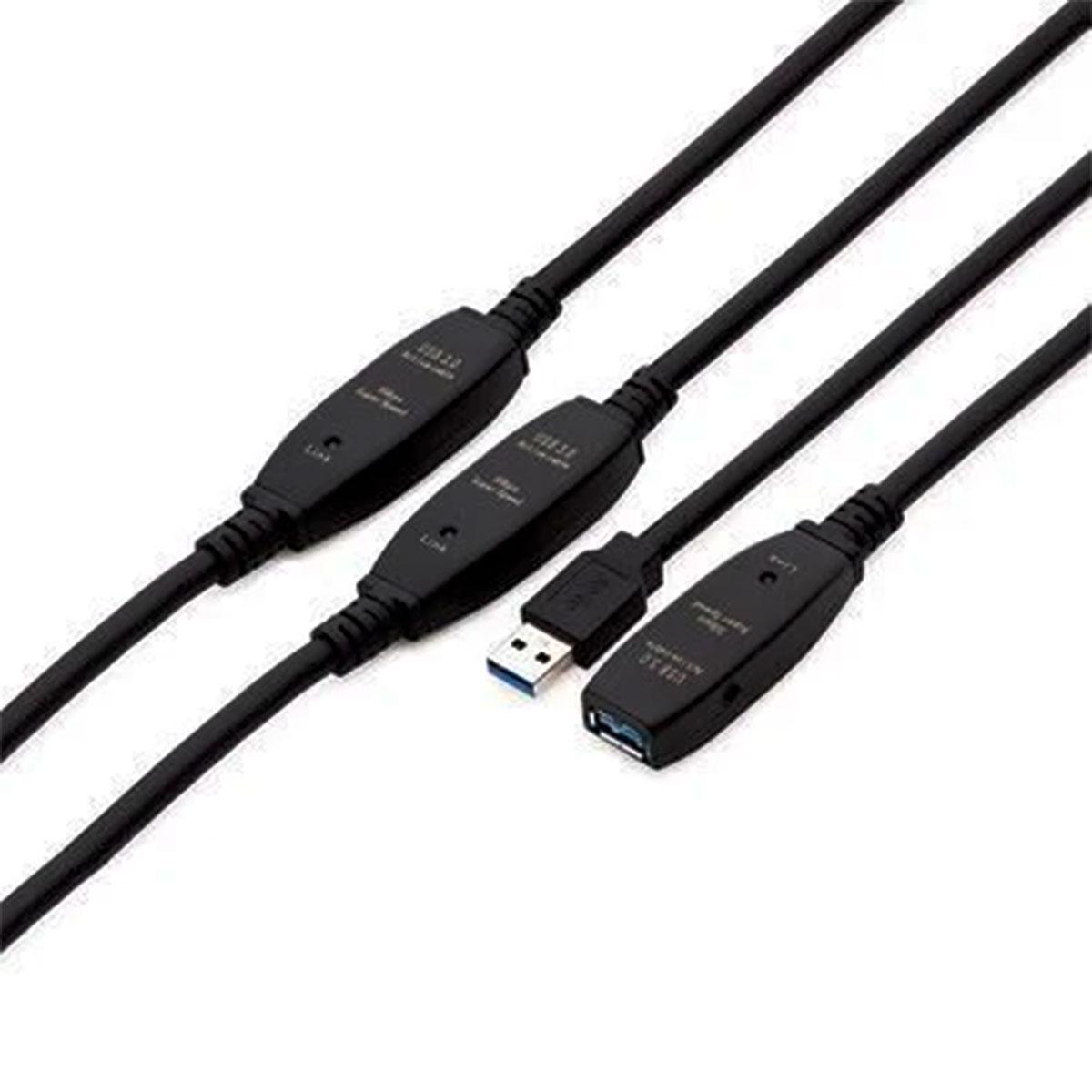 Miniatura Cabo Extensor, Comtac, Usb 3.0, 20Mt, Preto - 28129376