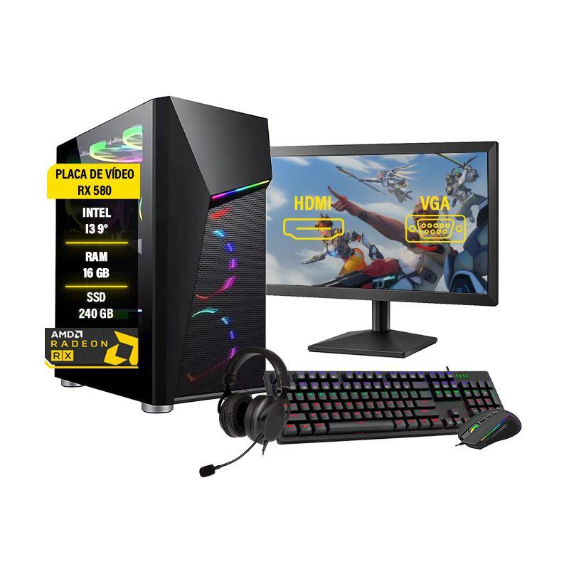 Pc Inter Pc Gamer Completo I3 9 16Gb Rx… | Shopping do Inter