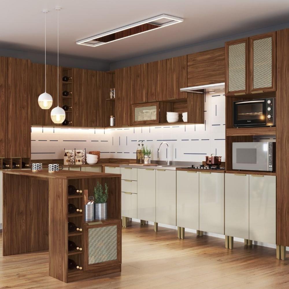 Miniatura Armário Aéreo Adega 70cm Montenegro Decibal Wengue