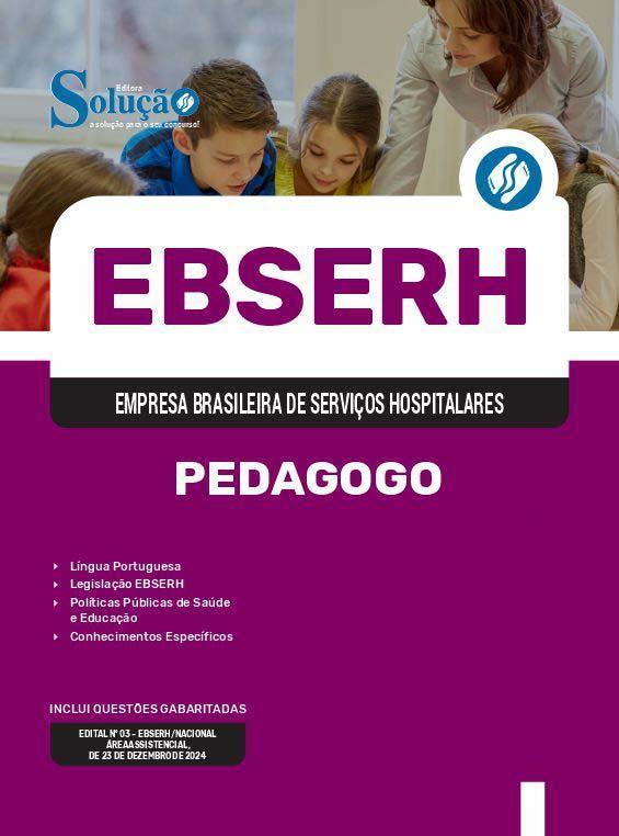 Miniatura Apostila Ebserh 2025 - Pedagogo