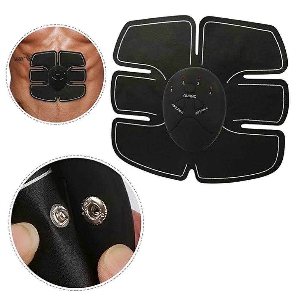 Miniatura Estimulador Ems Para Abdômen Aparelho Elétrico Tonificador Muscular Para Queima De Gordura