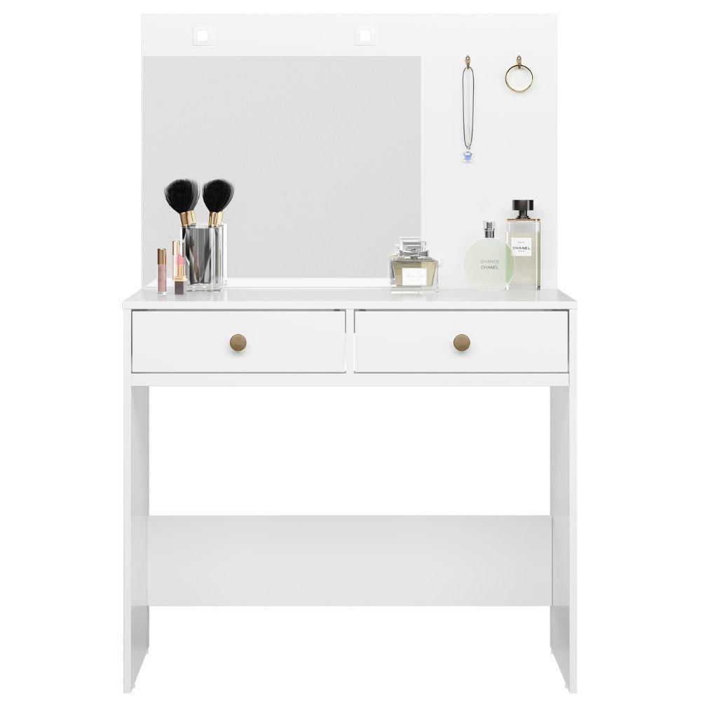 Miniatura Penteadeira Camarim Ideal Com Espelho E Led Branco Moval