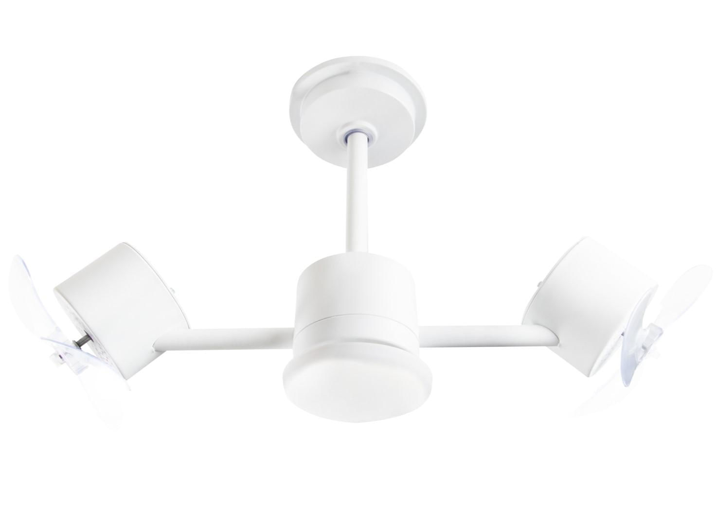 Miniatura Ventilador De Teto Treviso Infinit Led Branco Bivolt