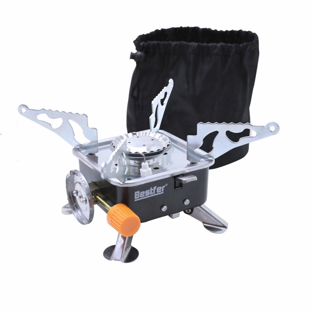 Miniatura Fogareiro Portatil Dobravel Fogão A Gas Camping E Viagem