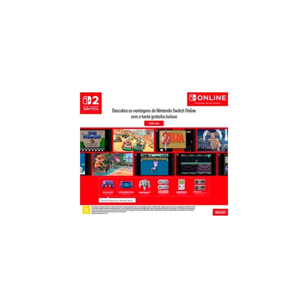 Miniatura Console Nintendo Switch 2 + Jogo Digital Mario Kart World