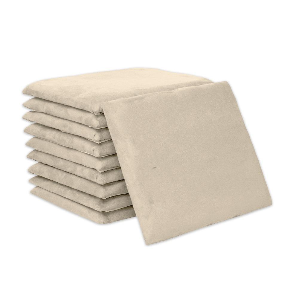 Miniatura Kit 12 Placas Cabeceira Estofada Cama Queen Modulada Palha