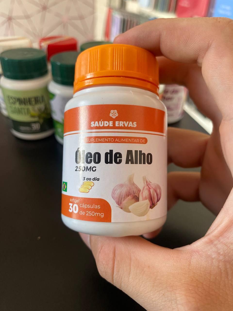 Miniatura 03 Potes Óleo De Alho 100% Natural 90 Cápsulas