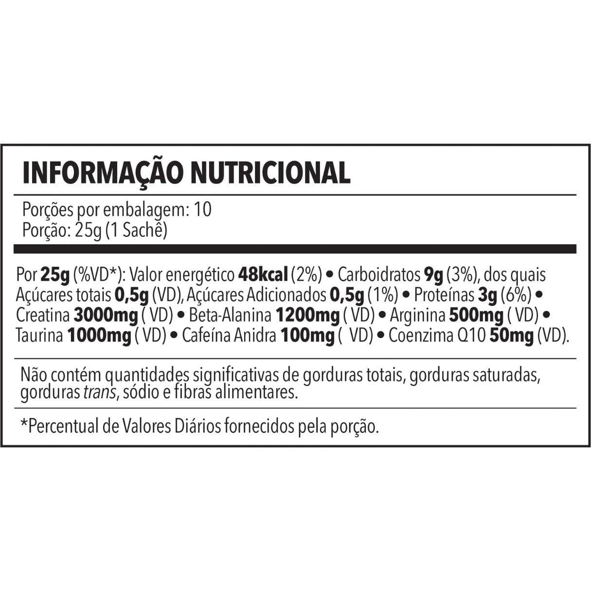 Miniatura Pré Treino Nuclear Gel 25G Unidade Body Action