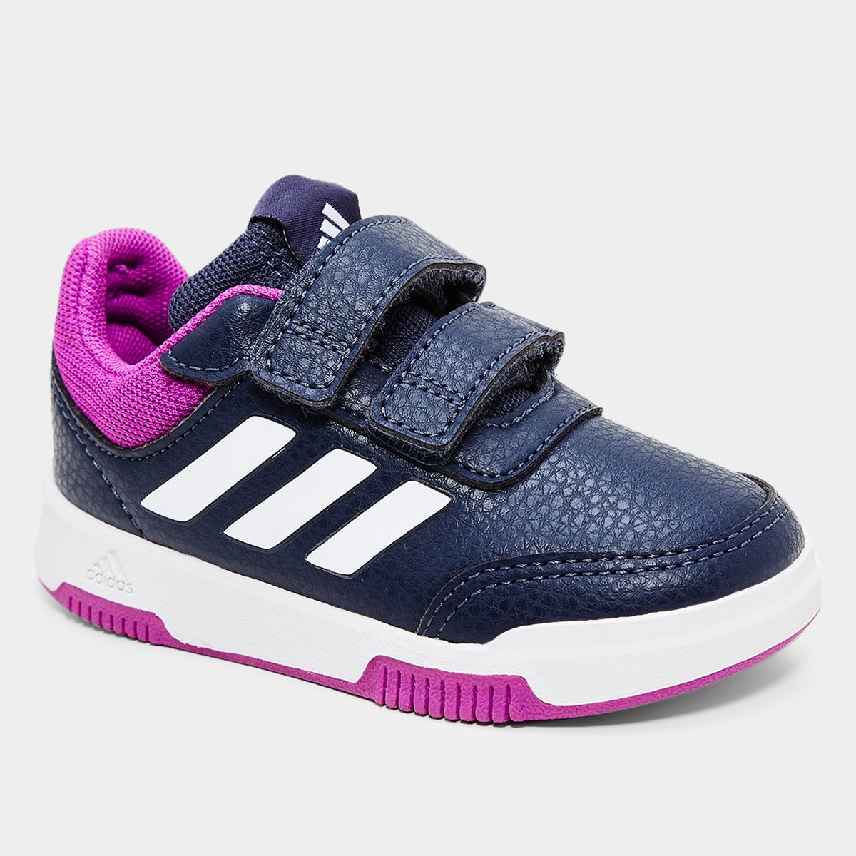 Miniatura Tênis Infantil Adidas Tensaur Sport 2.0 Preto+Lilás - 18